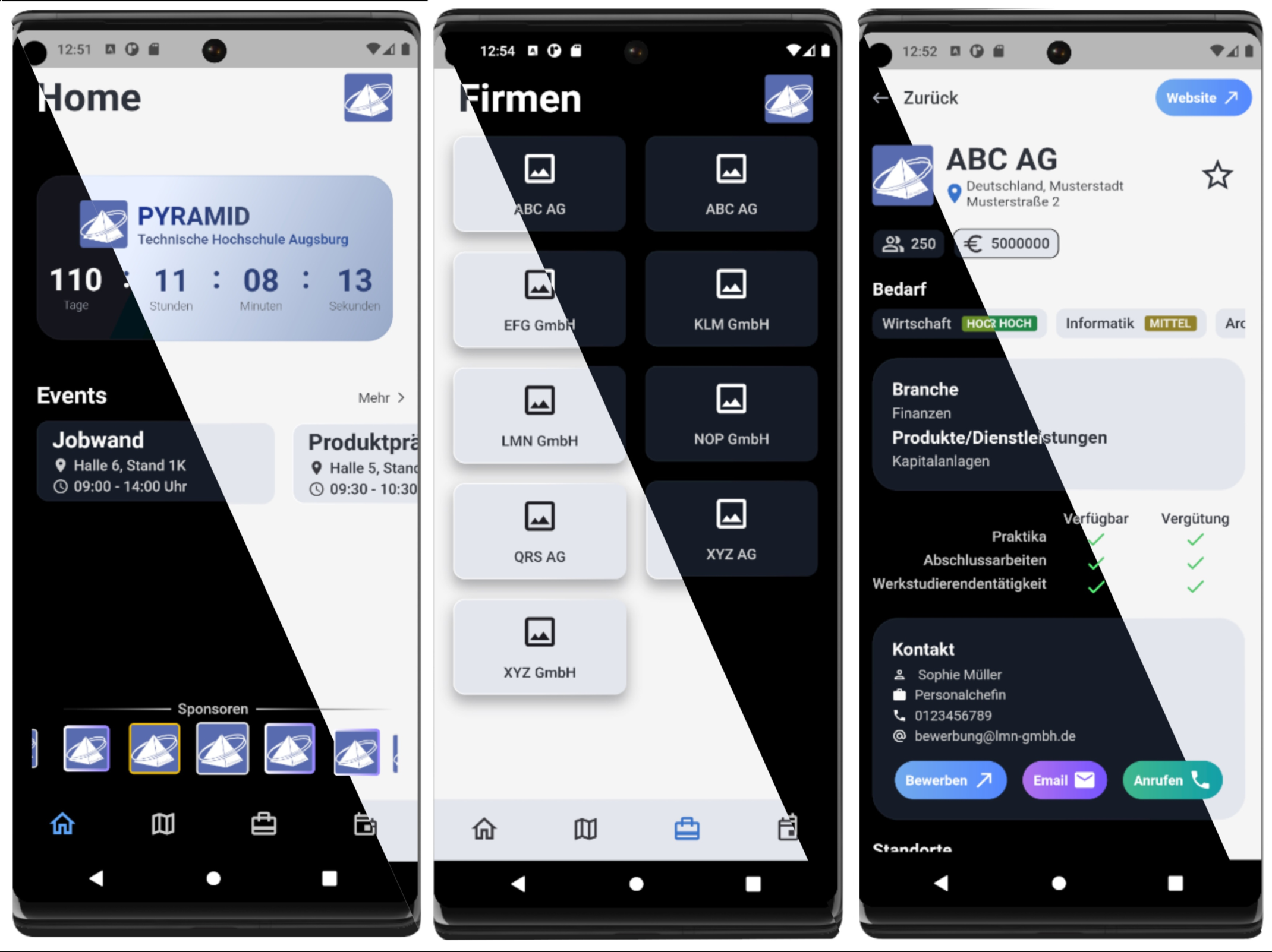 Interface Pyramid App