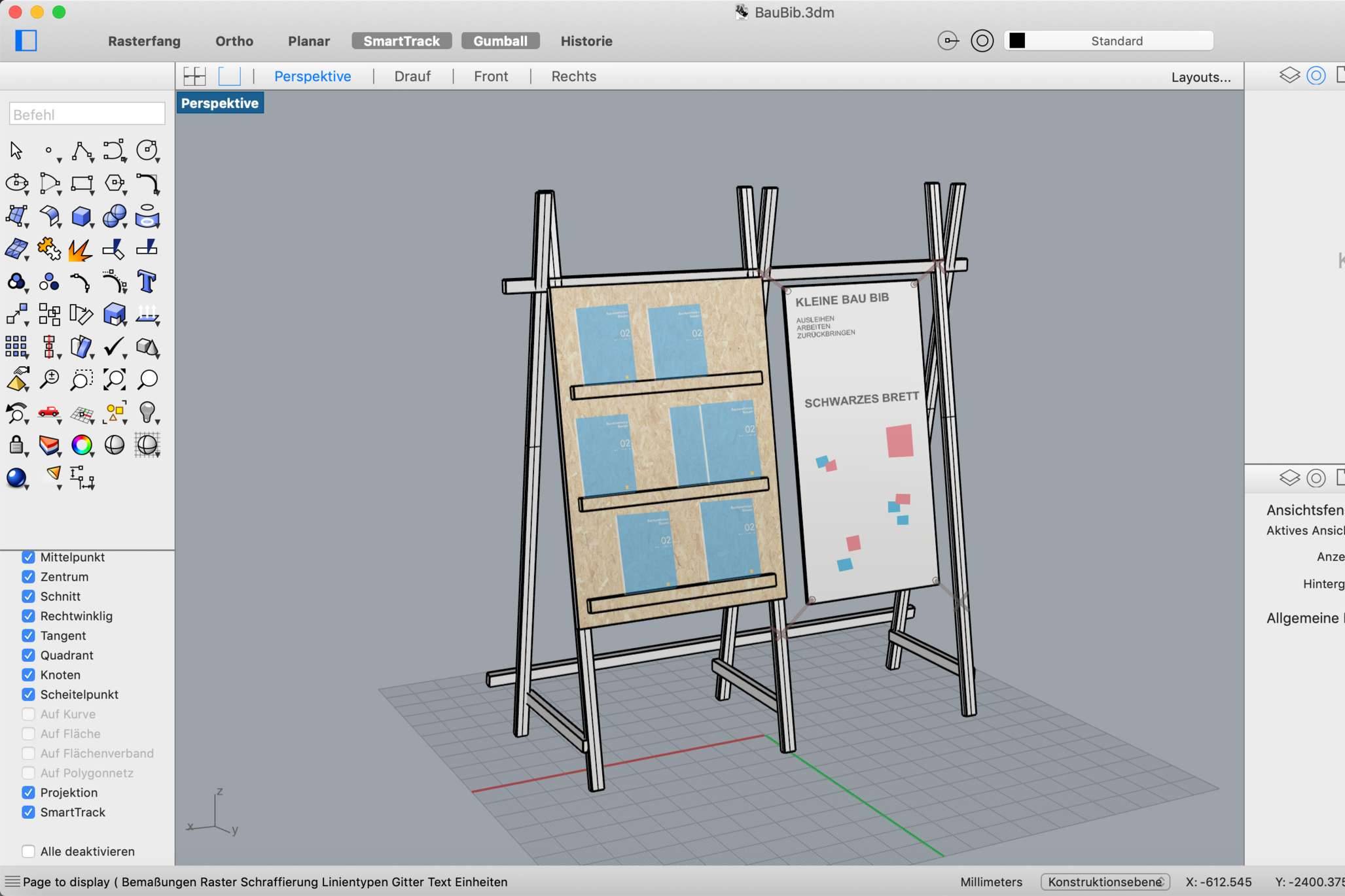 3D-Modell in Programm