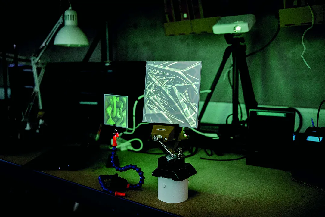 Animation on 3D-printed surface