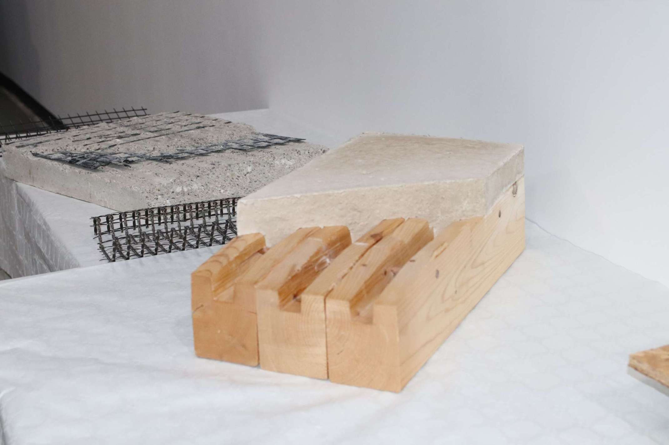 Modelle zur Carbon-Beton- und Holz-Verbund-Bauweise Modelle zur Carbon-Beton- und Holz-Verbund-Bauweise