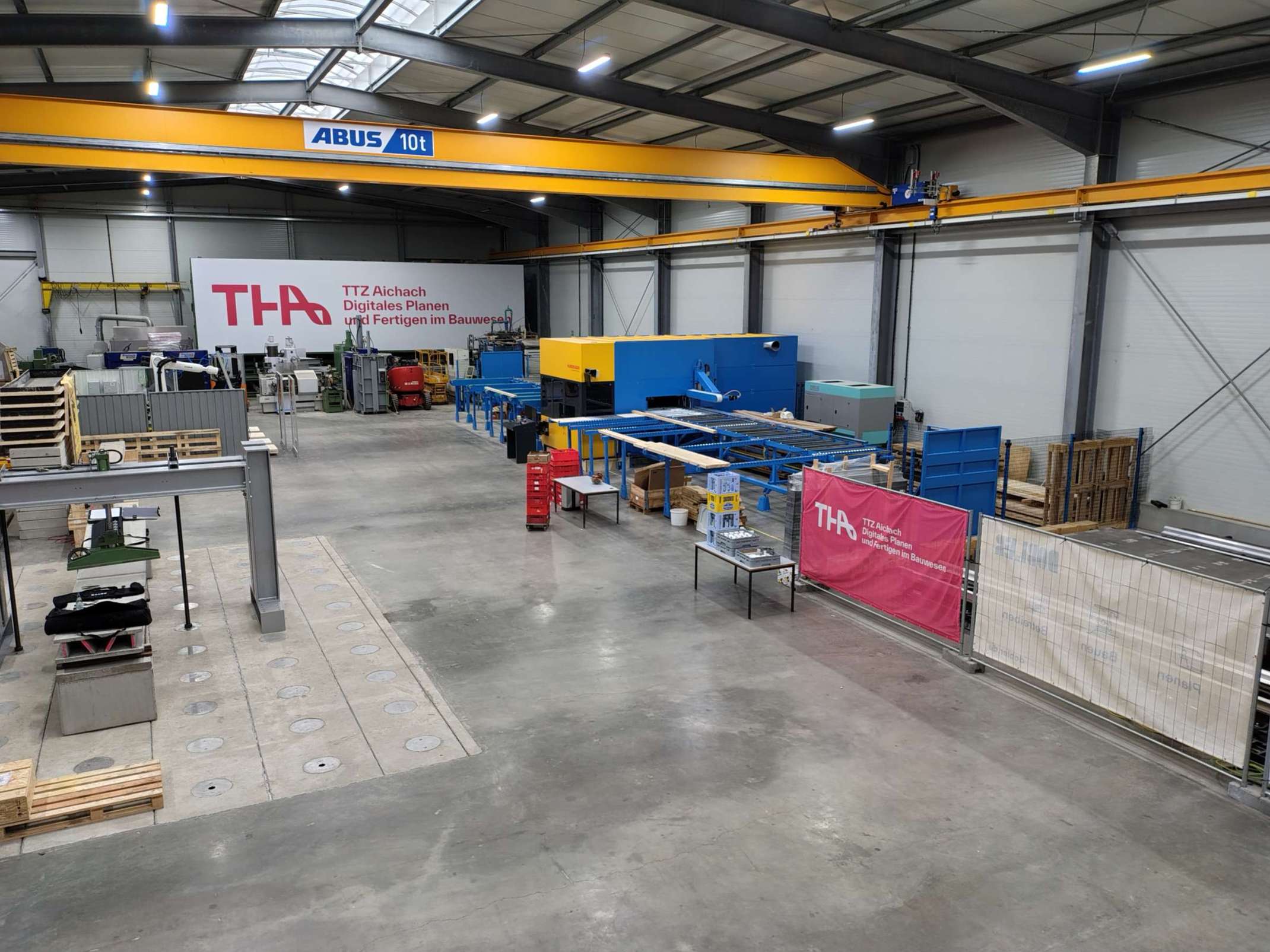 TTZ Aichach: Innenansicht der Halle