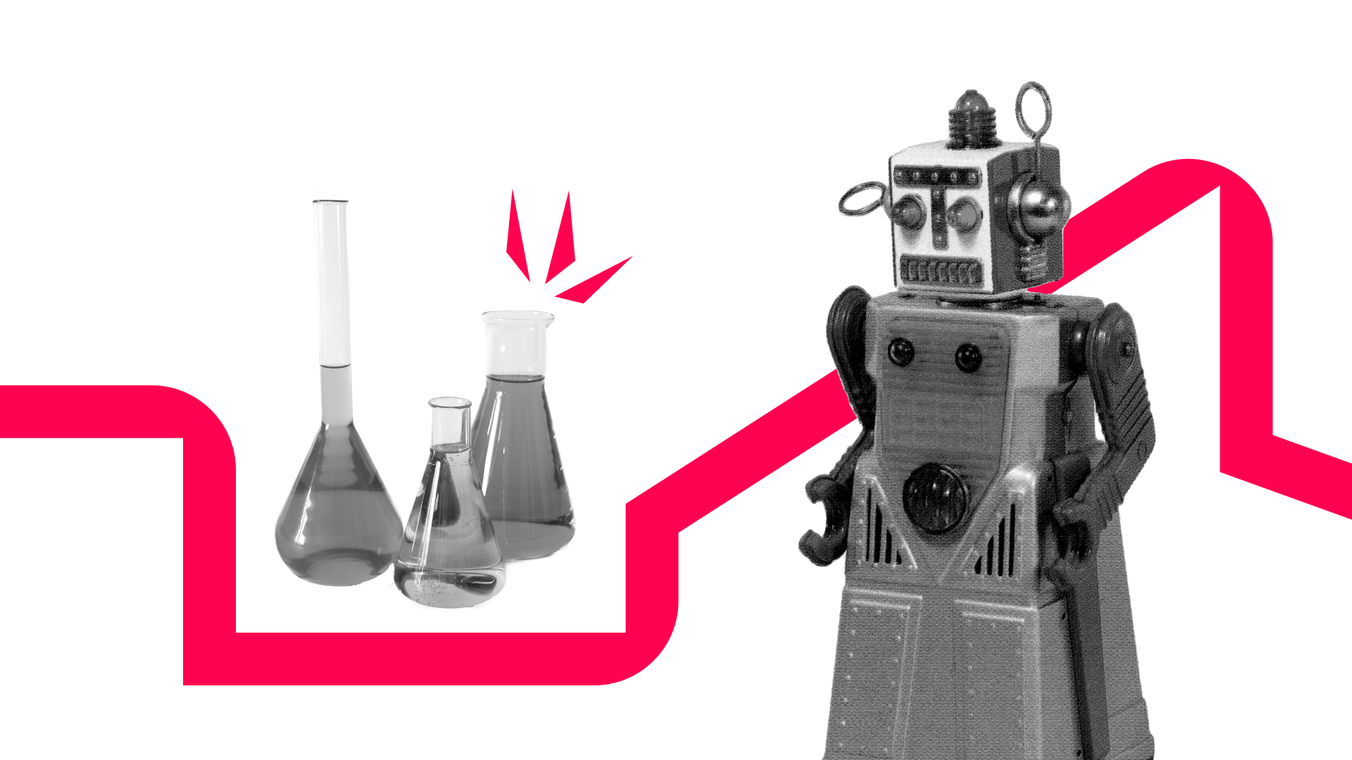 Teaser Forschen aus der Wissenschaft in die Wirtschaft: Reagenzgläser und Robotor