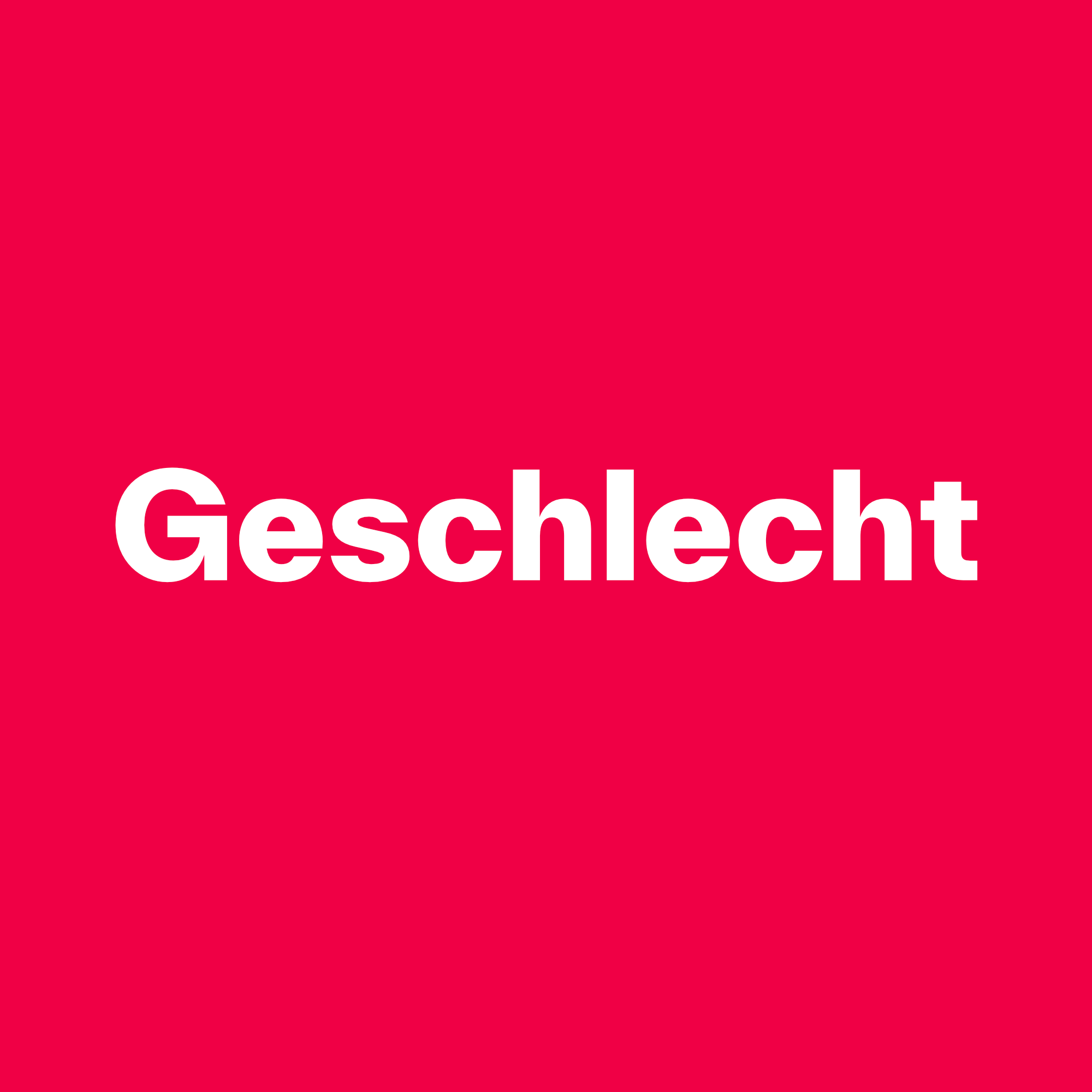 Geschlecht Geschlecht