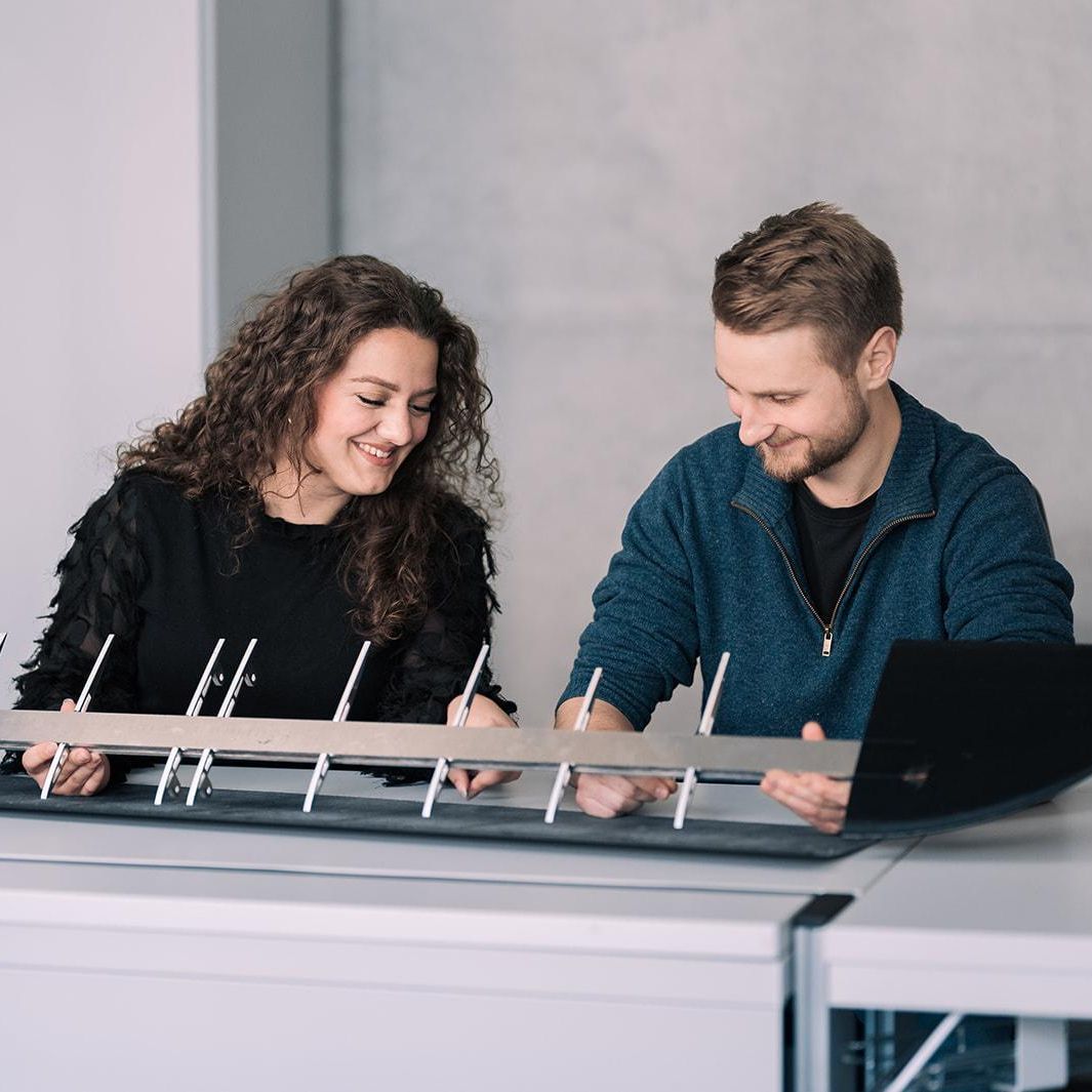 Studierende im Labor
