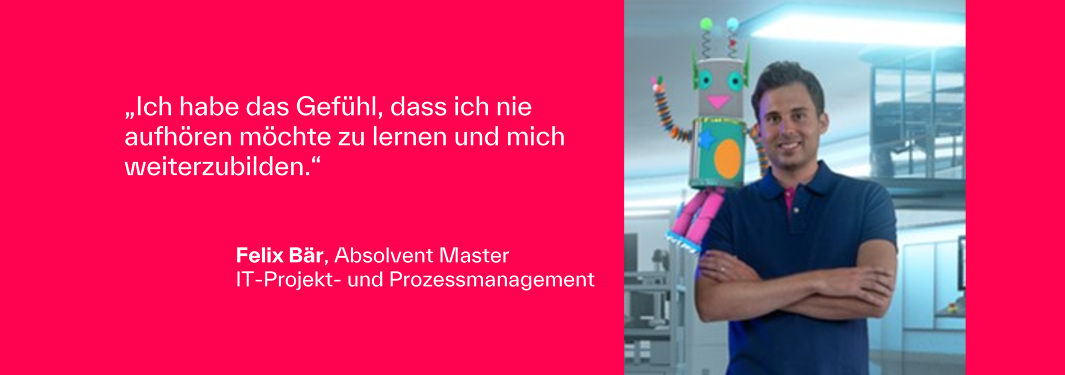 Felix Bär - Absolvent Master - Weiterbildung - Master IT-Projektmanagement und Prozessmanagement - Berufsbegleitend - Technische Hochschule Augsburg