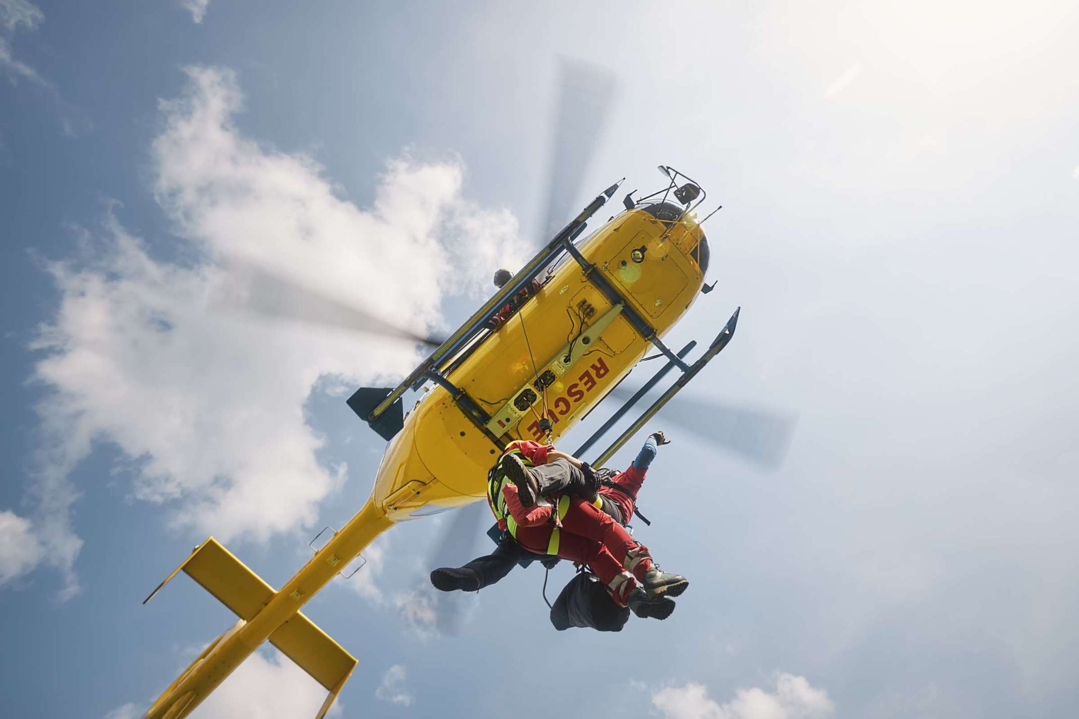 Rettungshubschrauber. Foto: Colourbox Rettungshubschrauber. Foto: Colourbox