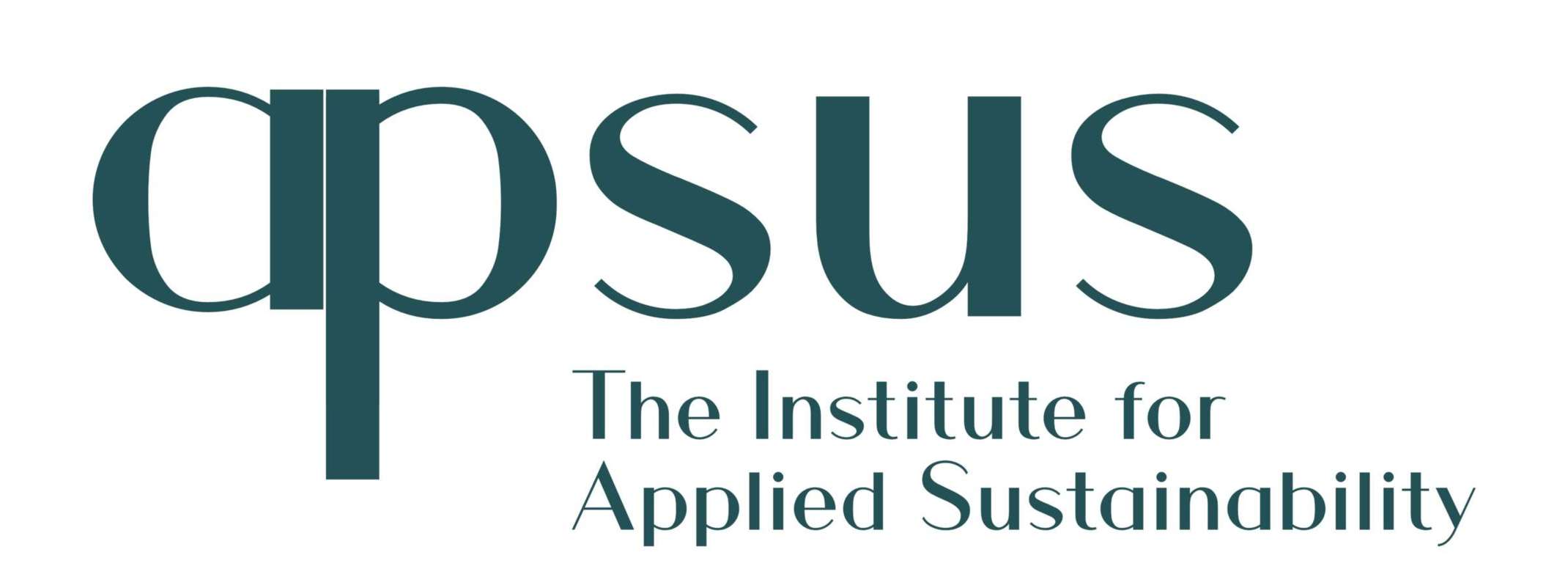 Logo apsus (The Institute for Applied Sustainability)