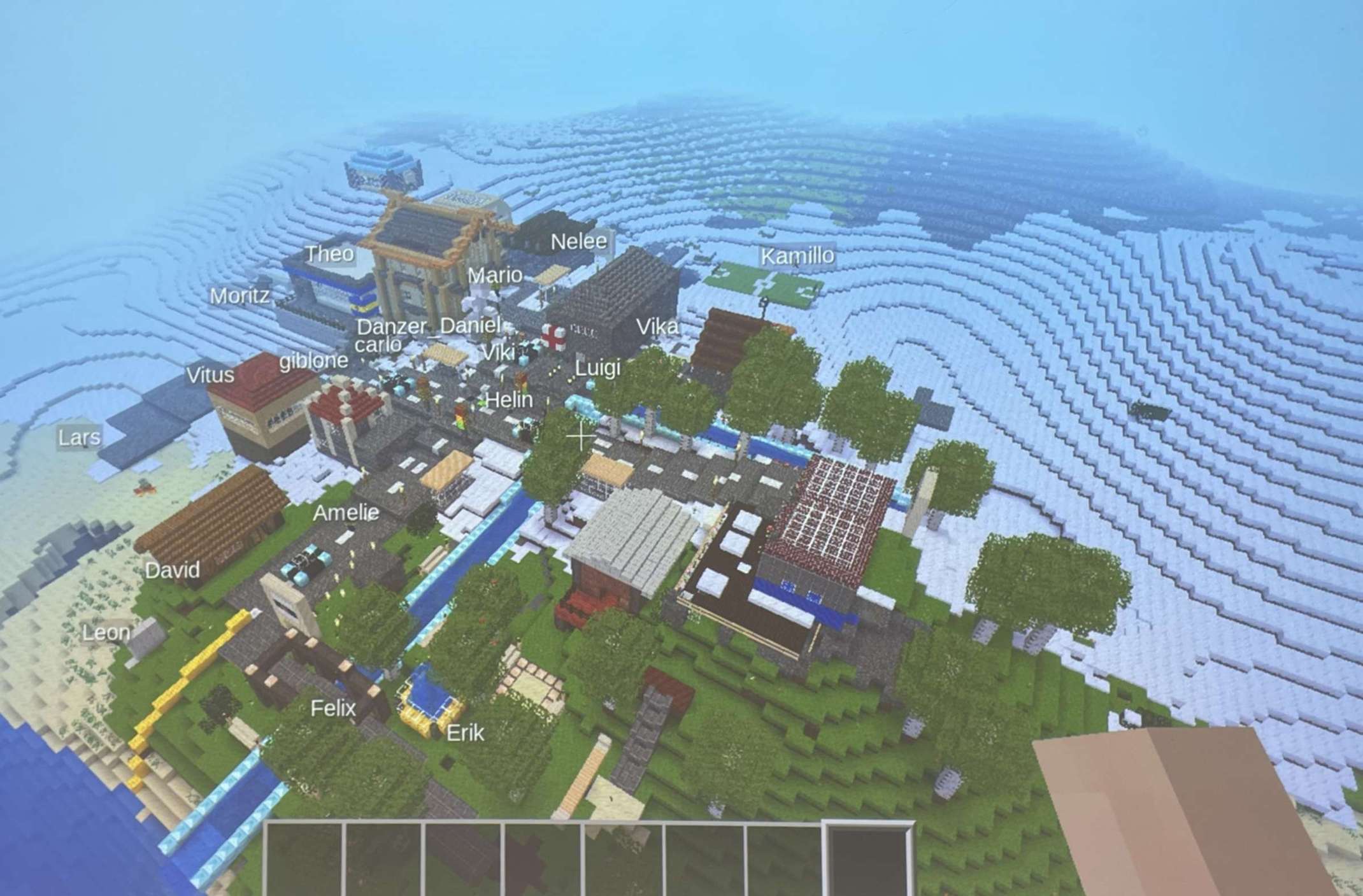 Open-World-Umgebung Minetest