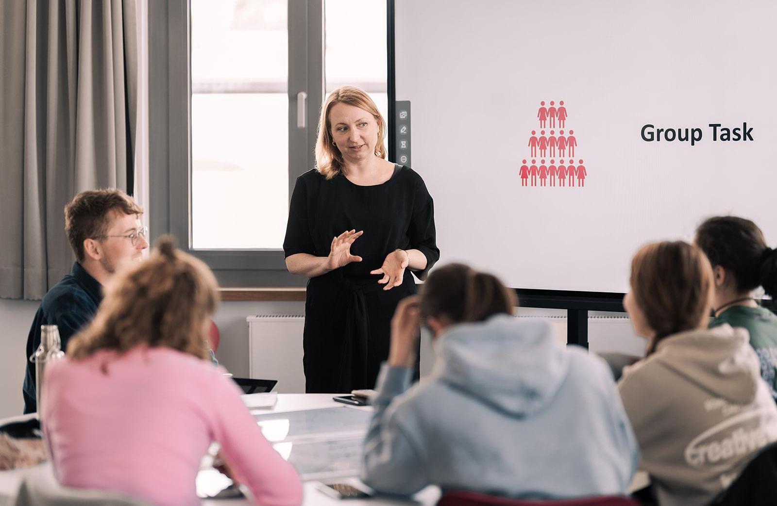 Unterricht im Zentrum für Sprachen und interkulturelle Kommunikation. Foto: hoch3media