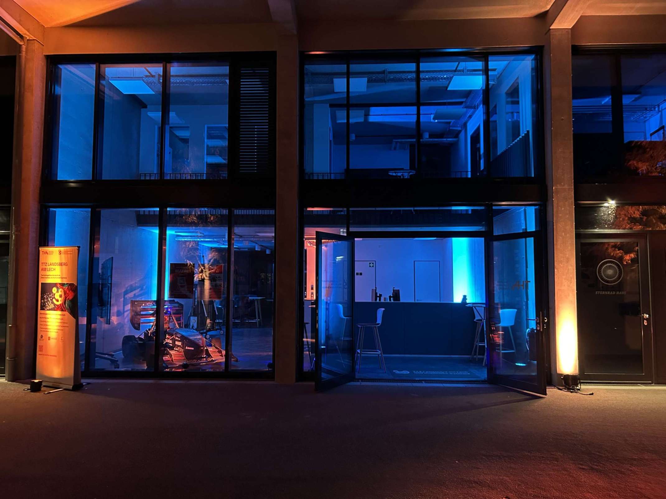 Das Gebäude des TTZ Landsberg am Lech am Standort „Am Papierbach”