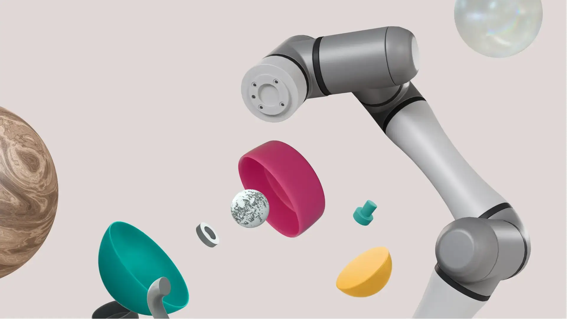 Visualisierung eines Roboterarmes Visualisierung eines Roboterarmes