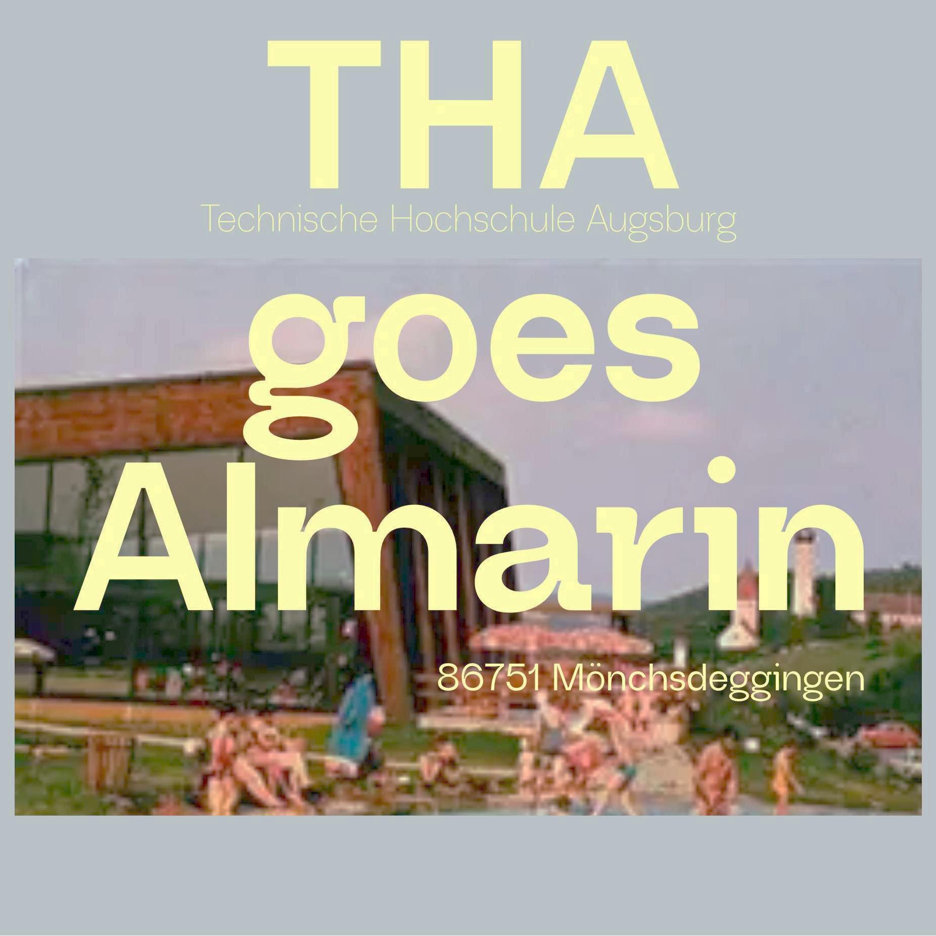 Plakat THA goes Almarin, Einladung