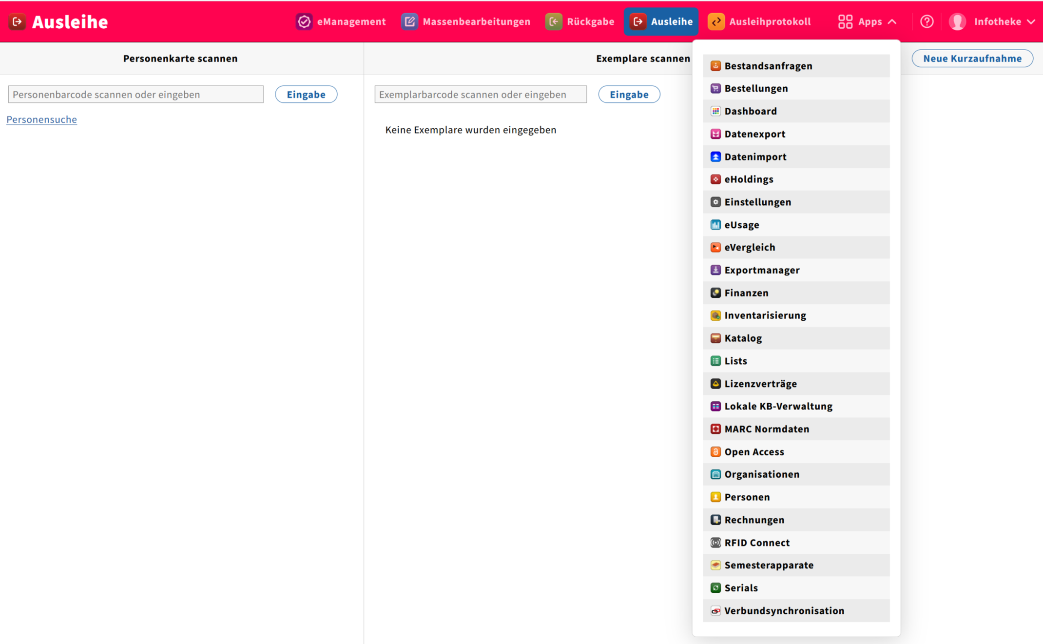 die neue Oberfläche von FOLIO