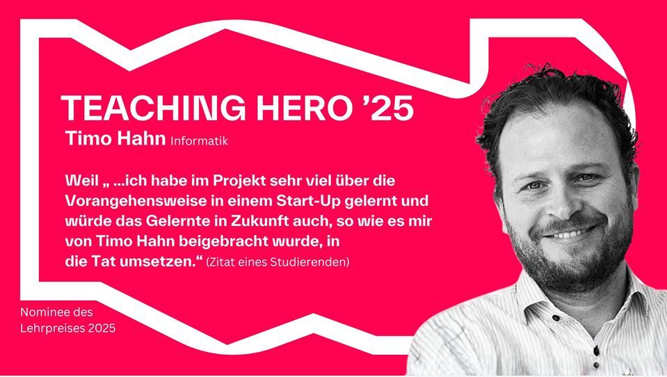 Lehrpreis 2025 - Nominees Timo Hahn