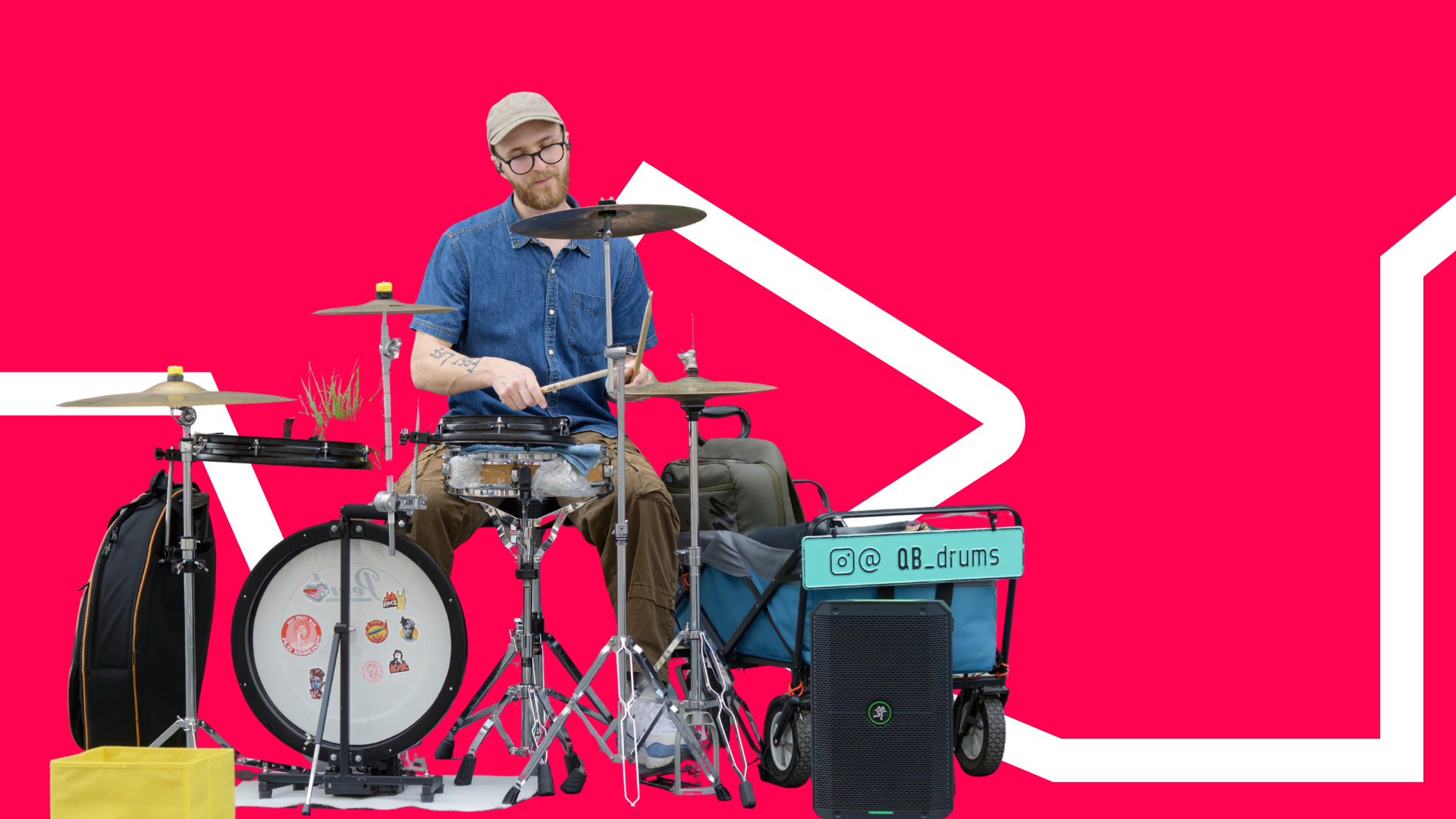 Selbstständiger Schlagzeuger