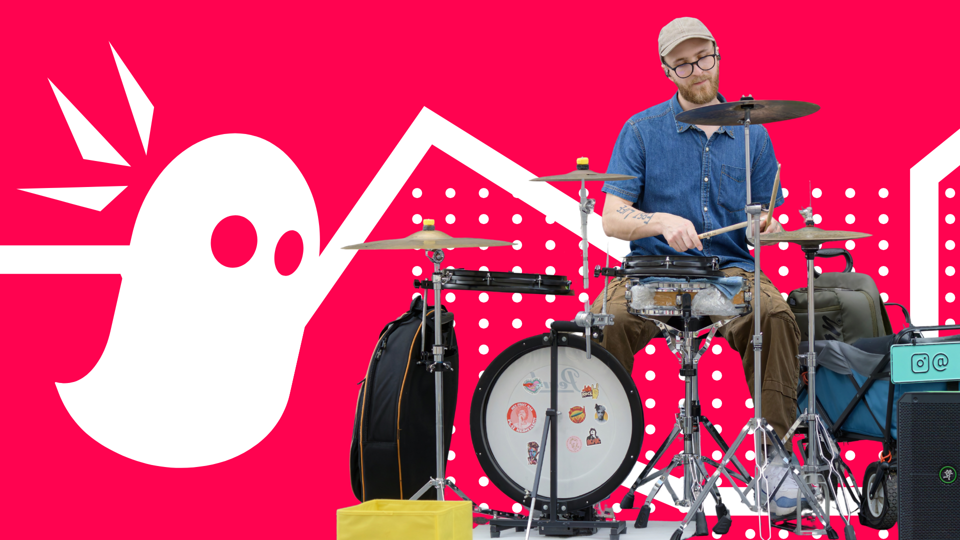 Selbstständiger Schlagzeuger