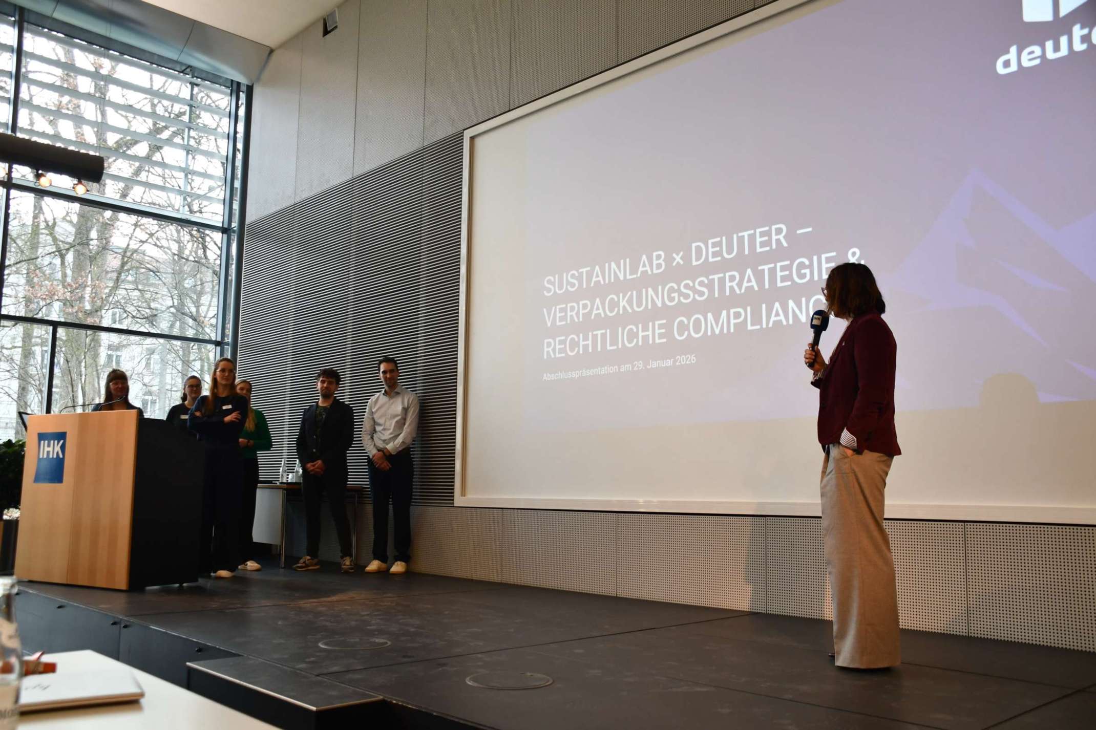 Studierendengruppe des Projekts mit deuter Studierendengruppe des Projekts mit deuter