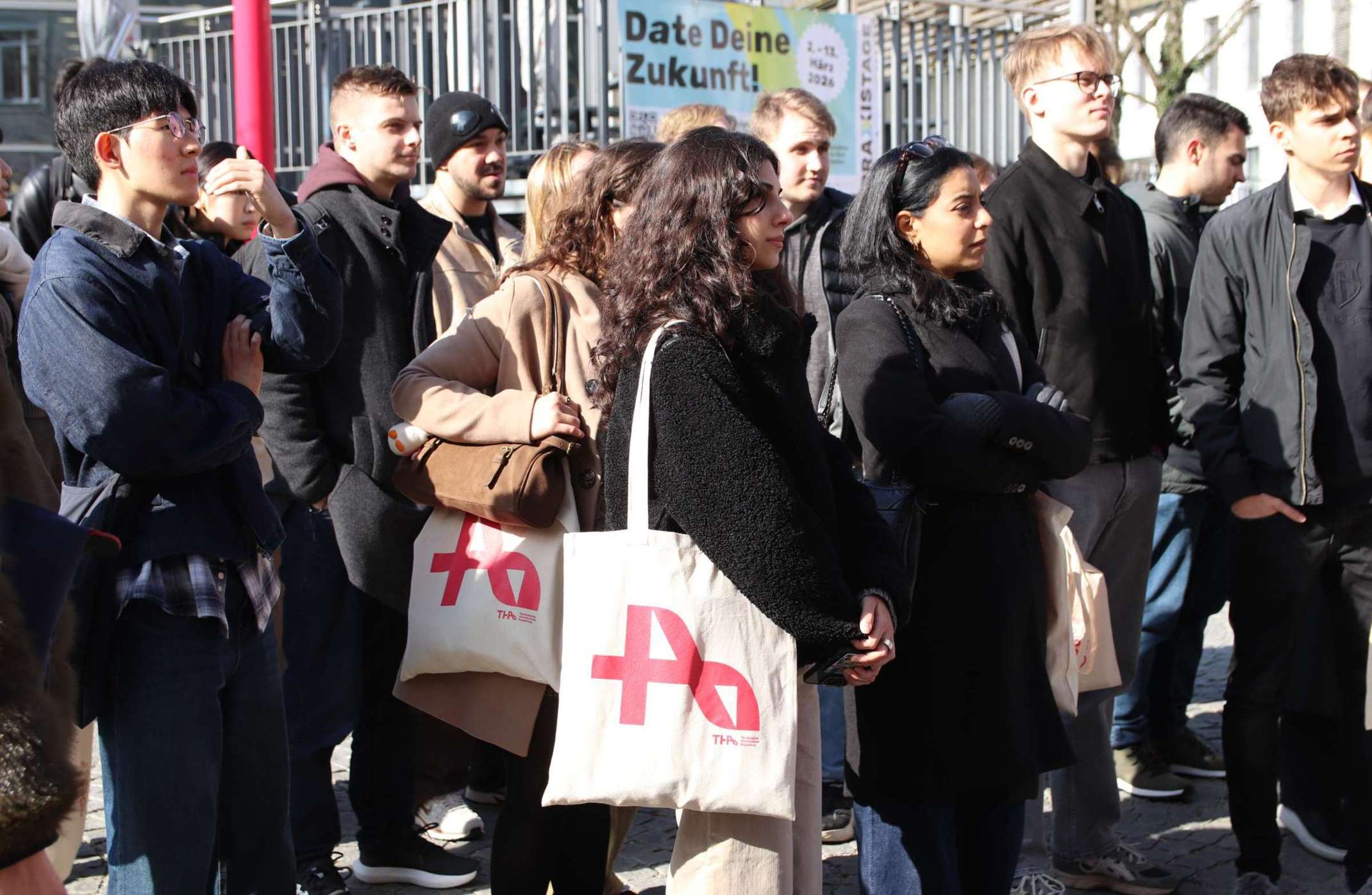 Internationale Studierende bei der Welcome Week