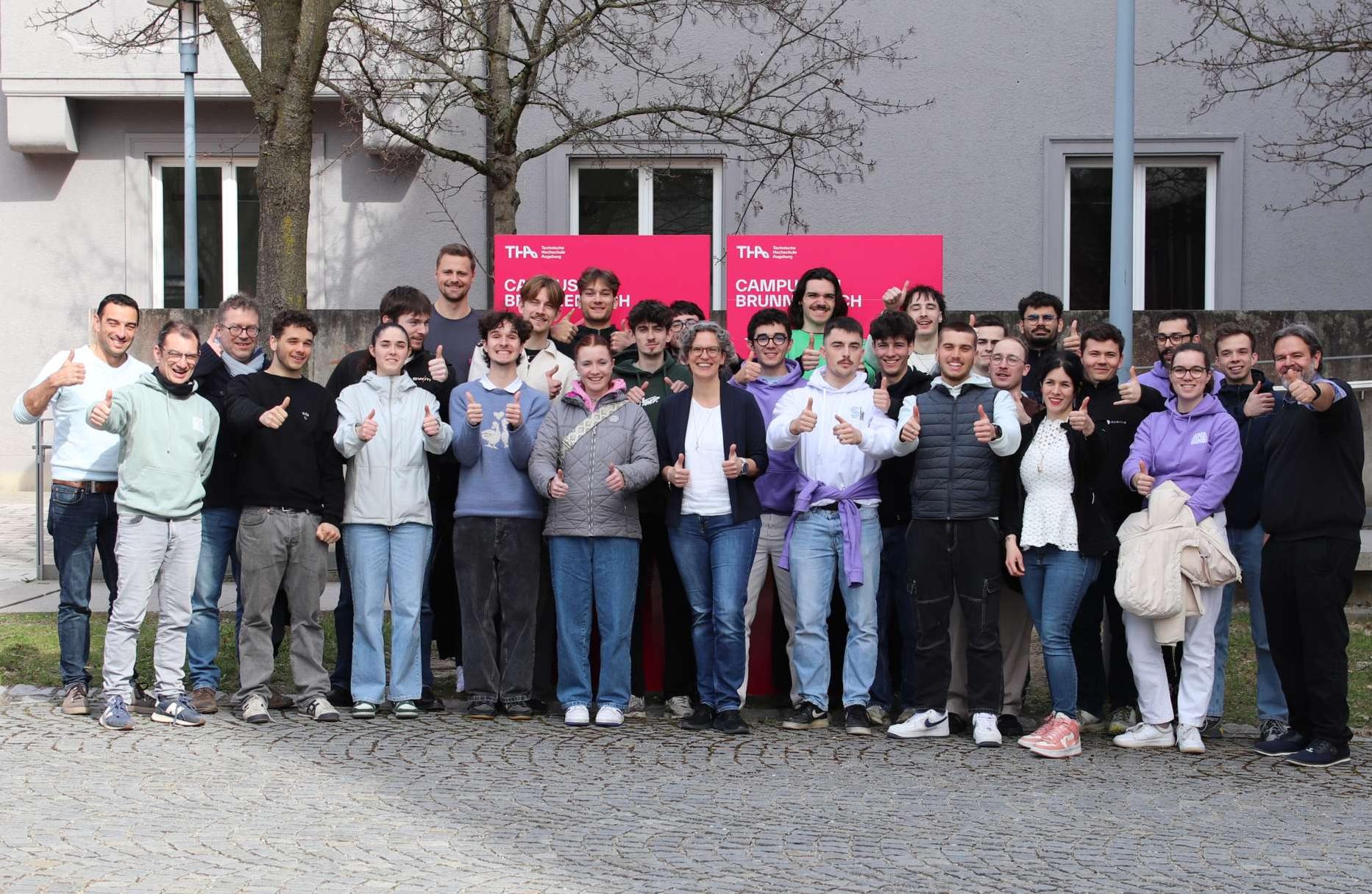 Besuch vom IUT Nantes. Foto: THA