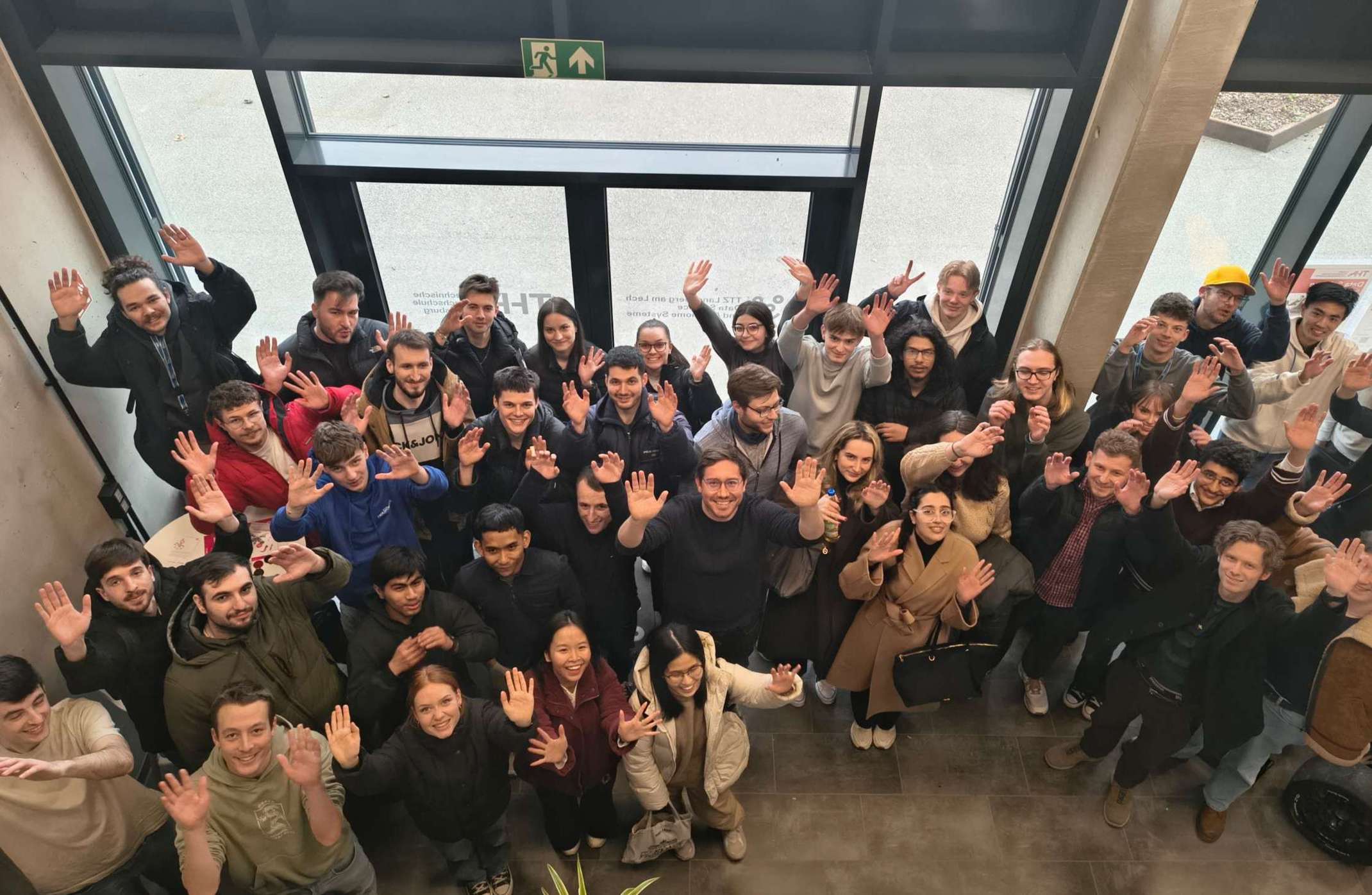 Studierende der THA beim Hackathon am TTZ