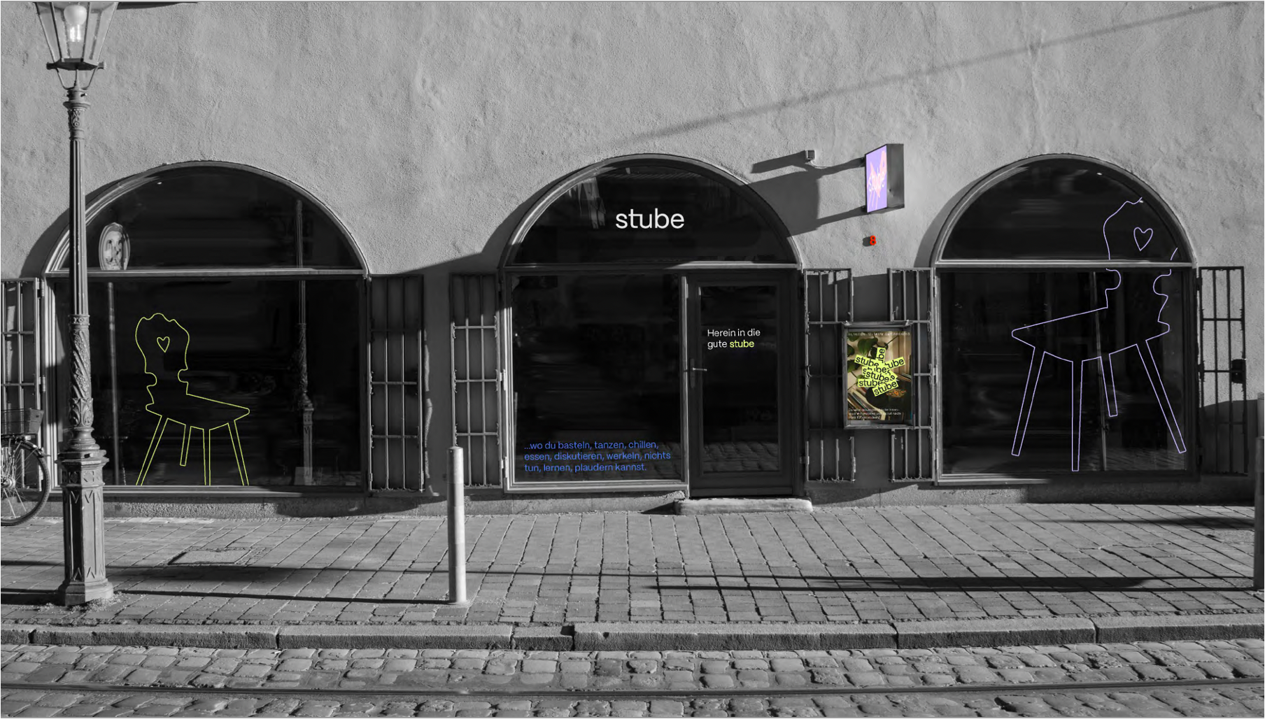 die Stube von außen