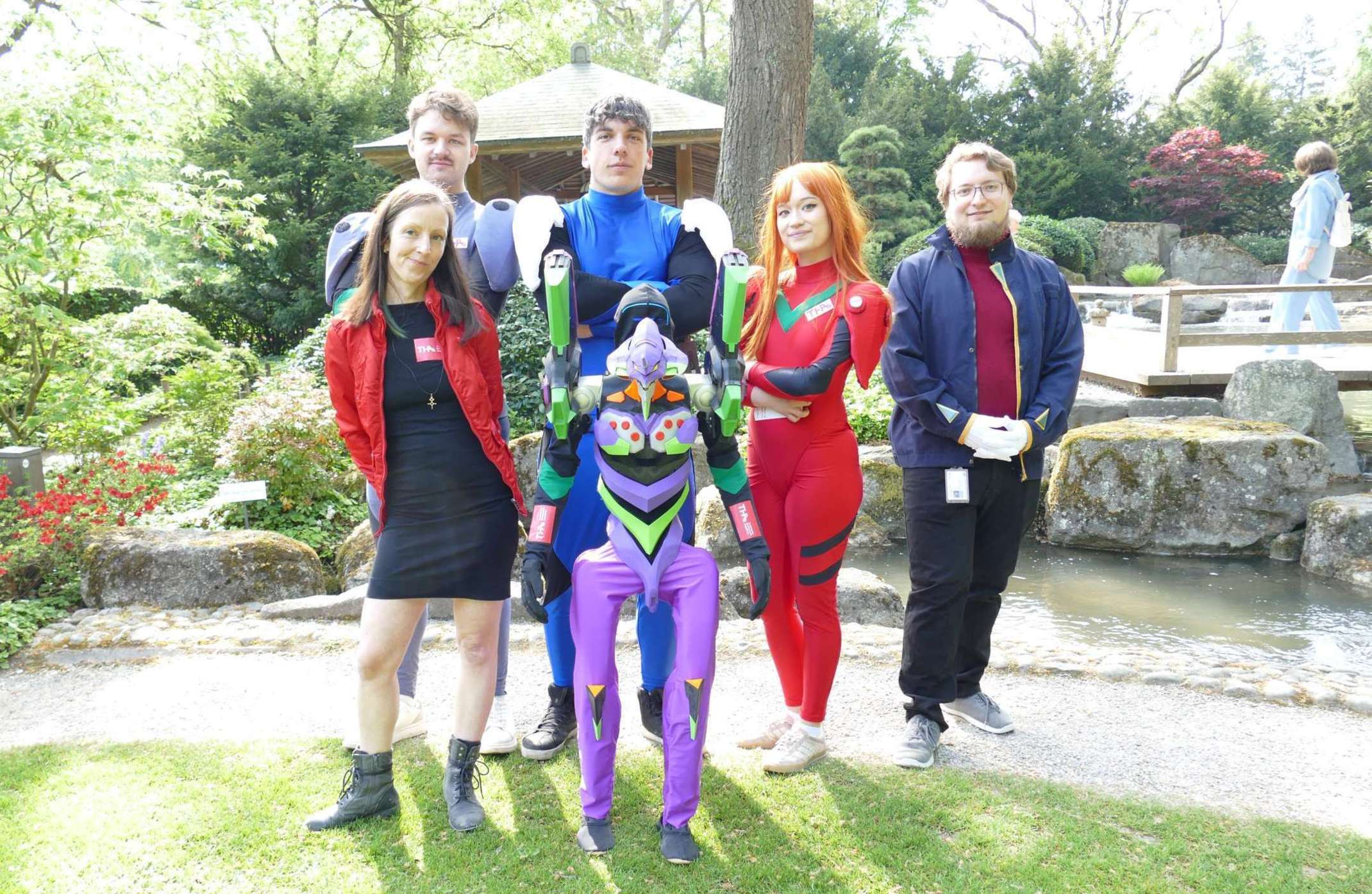 Humanoiden Roboter G1 von Unitree beim Japanischen Frühlingsfest im Botanischen Garten