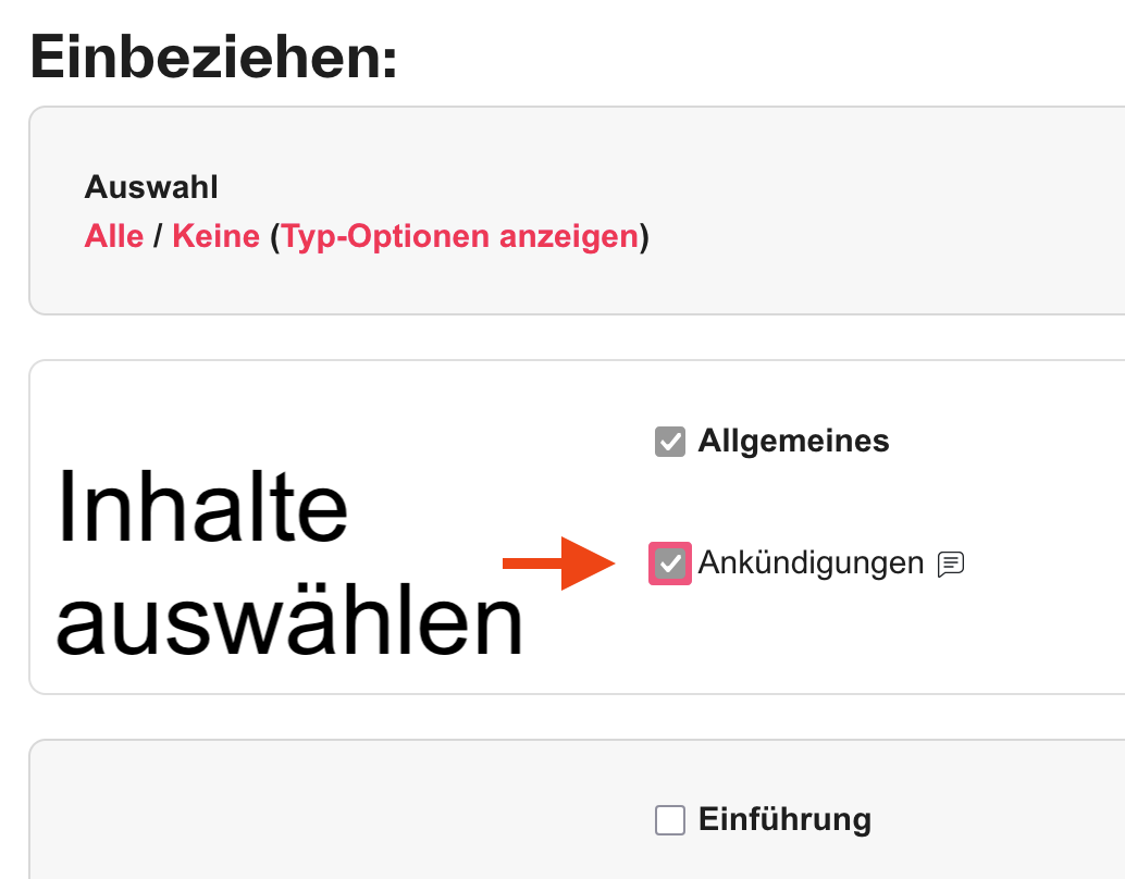 Auswählen Auswählen