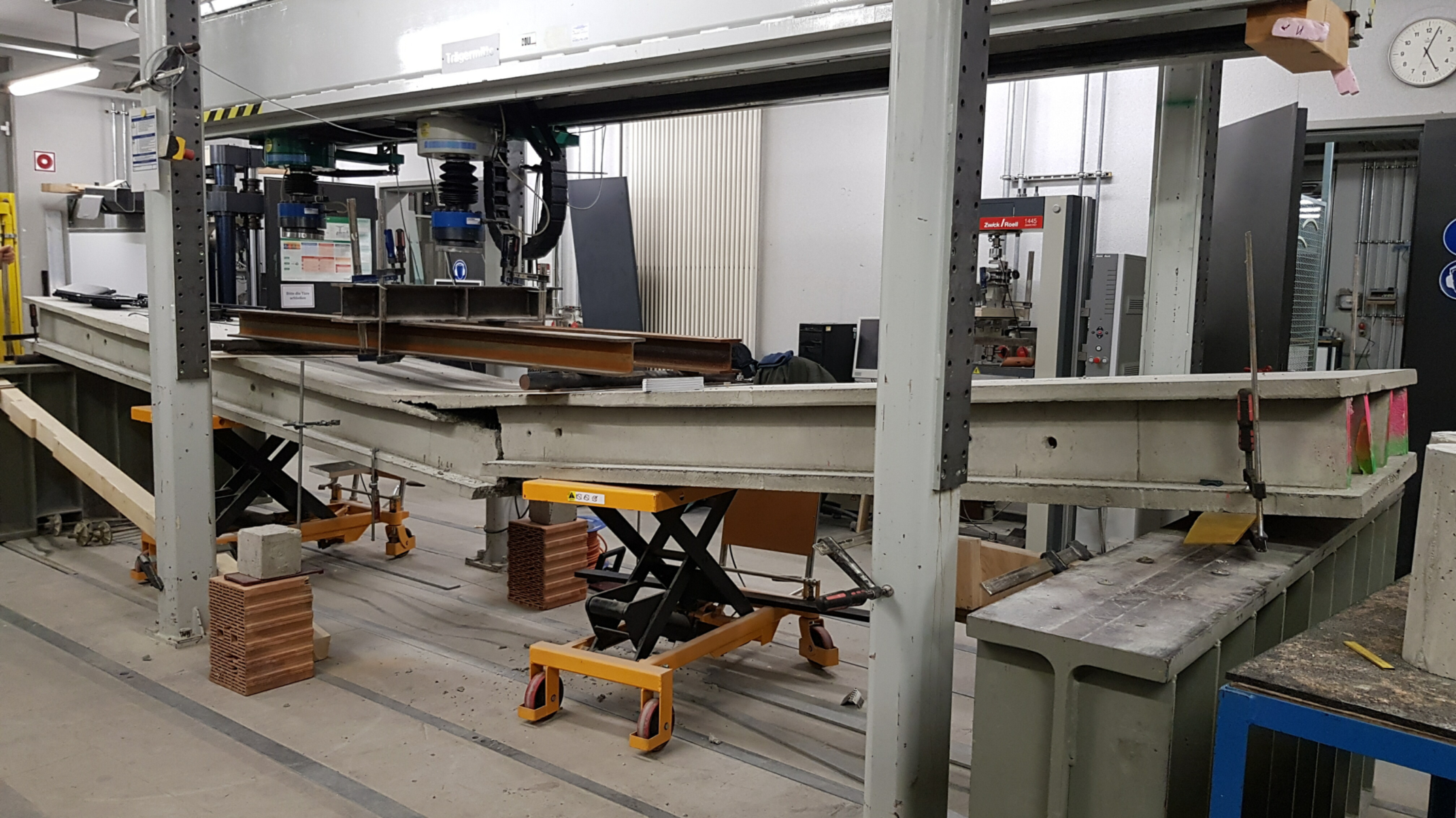 Das gefertigte Bauteil im Großversuch