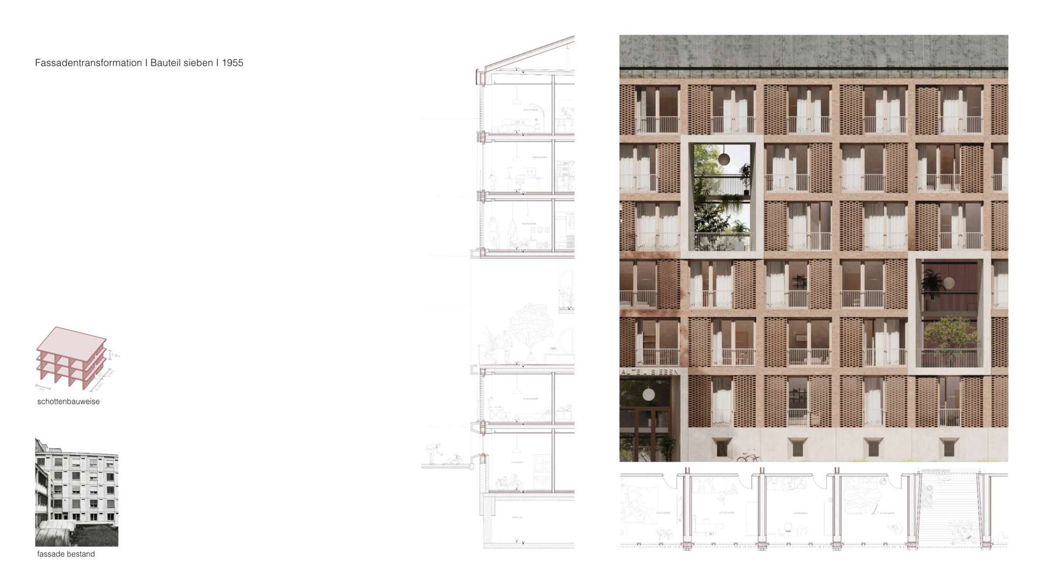 Fassadentransformation Bauteil sieben Fassadentransformation Bauteil sieben
