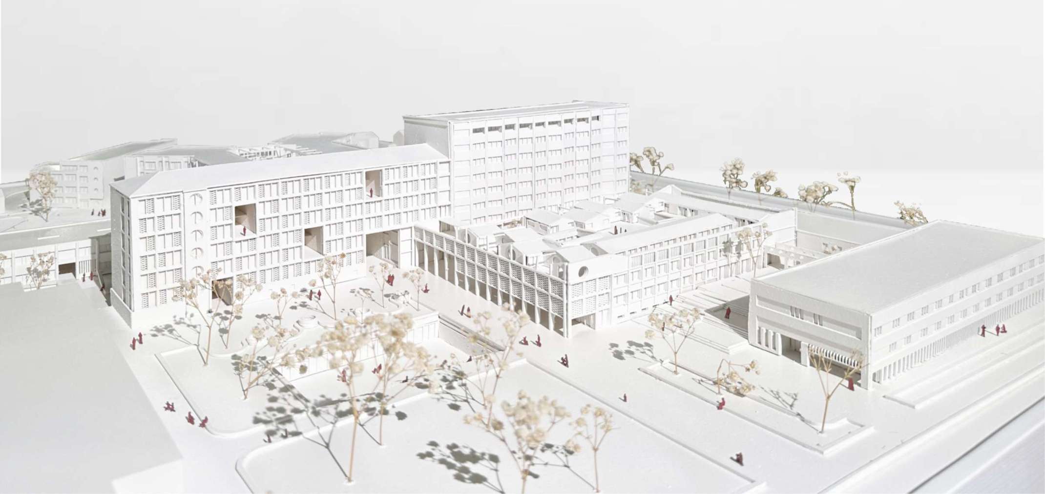 Modell Blick Bismarckstraße Modell Blick Bismarckstraße
