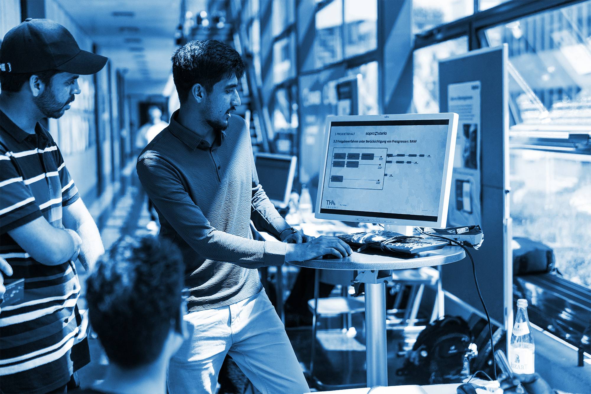 Projektstand am Projekttag Projektstand am Projekttag