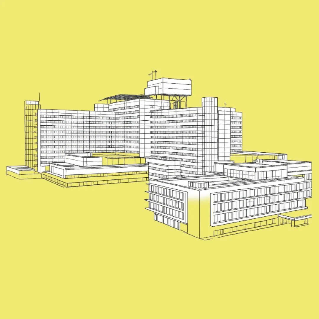 Rendering des Uniklinikums Augsburg