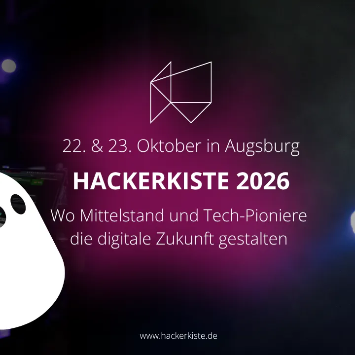 Gründergeist der Technischen Hochschule Augsburg fliegt über der Hackerkiste 2026