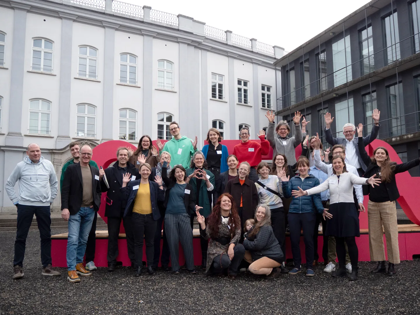 Die Community beim Kick-off der Communityprojekte im Februar 2026. Foto: Samira Schubert / THA (CirTex)