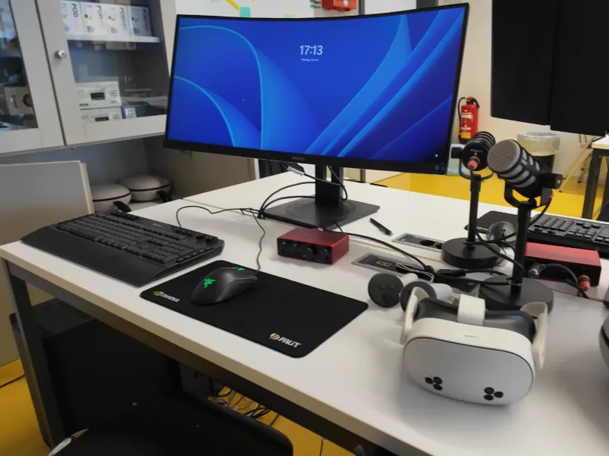 Ausstattung des Artificial Worlds Lab