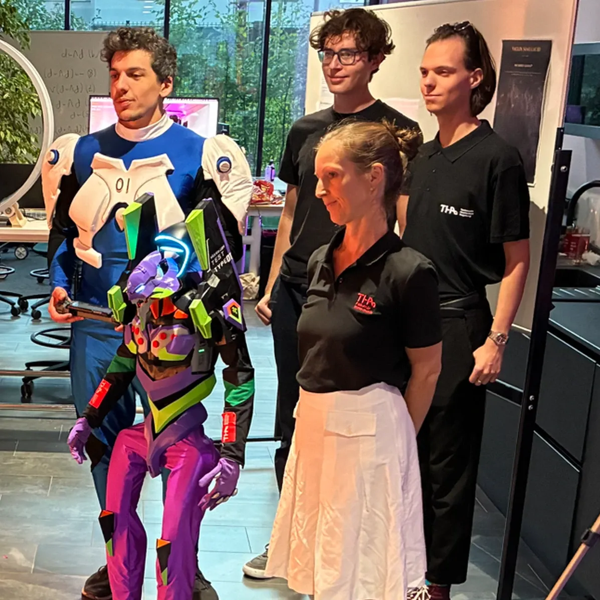 EVA-01, Maximilian Streit, Timon Kaebernick, Pascal Masny und Melina Buchschuster