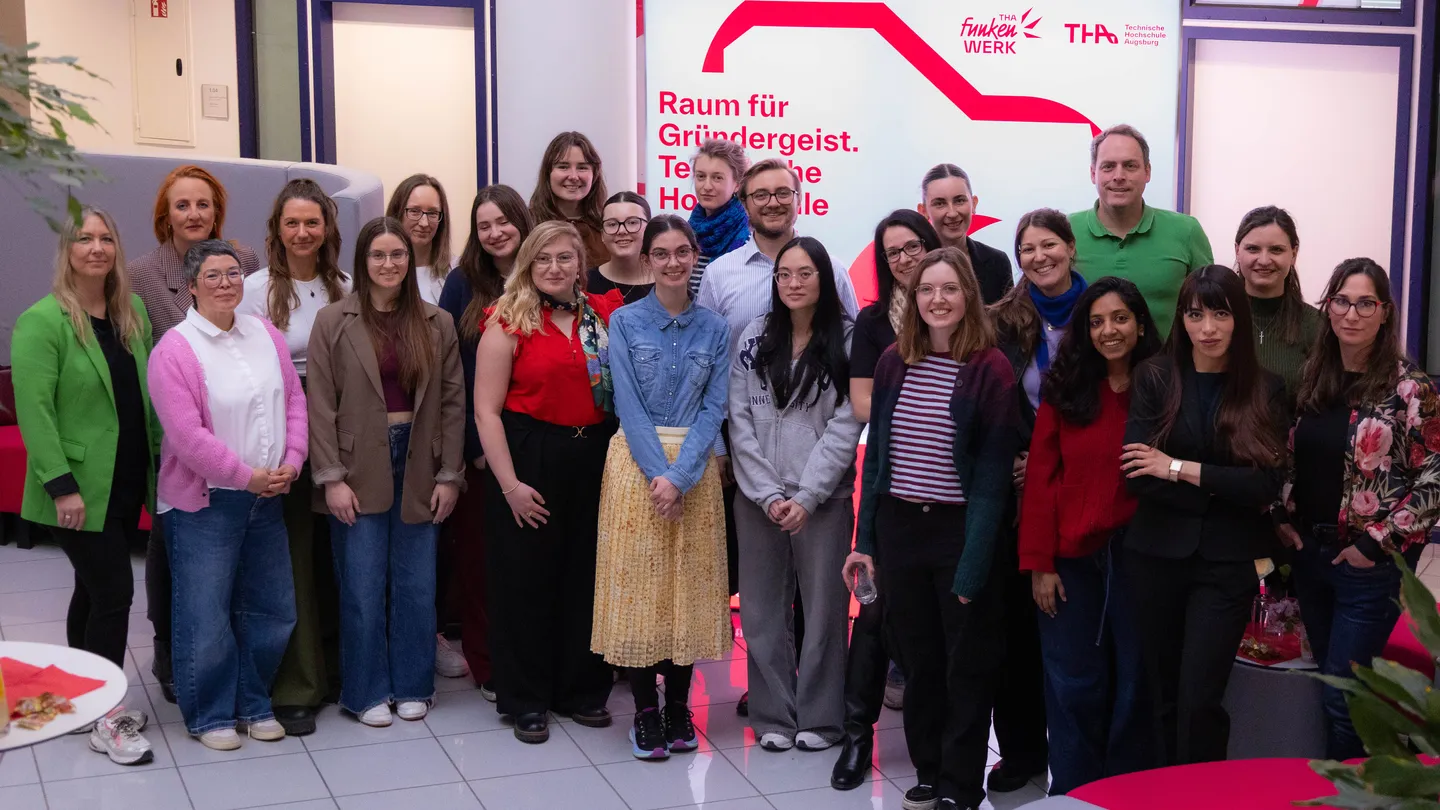 Group photo of HerVenture 2026 participants and mentors