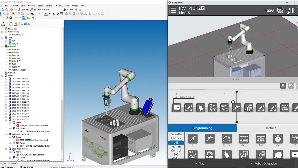 FANUC CRX 10iA Education (Solitaire) Cell - Roboguide