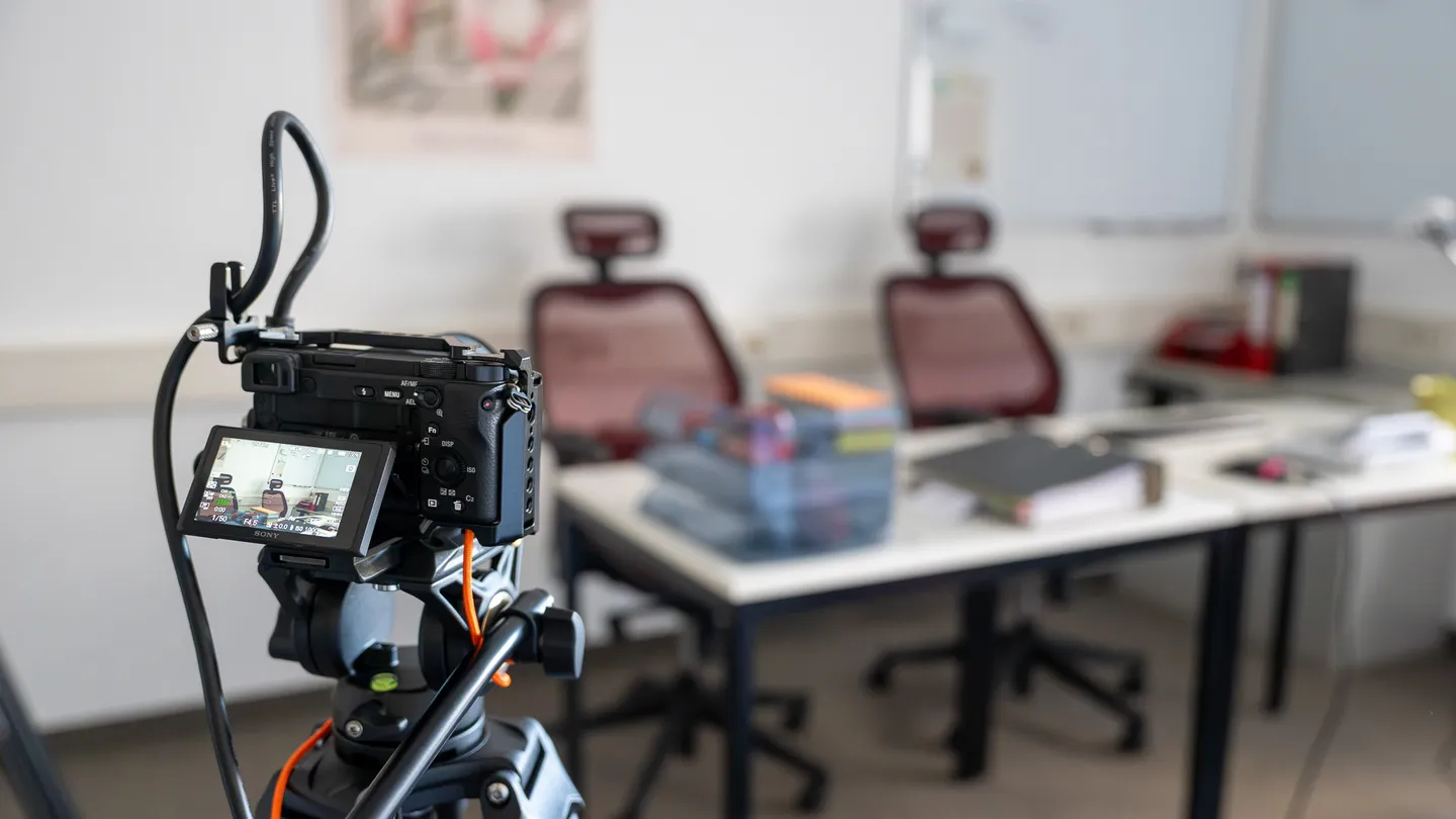 Videoaufnahme Bürosetting