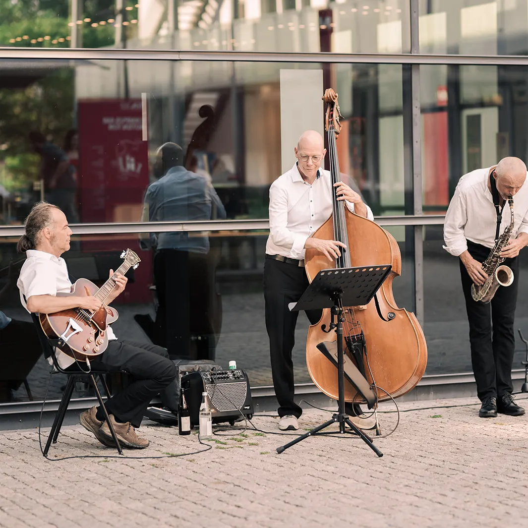 Music Trio at the Graduation Ceremony for the IT Project and Process Management Program