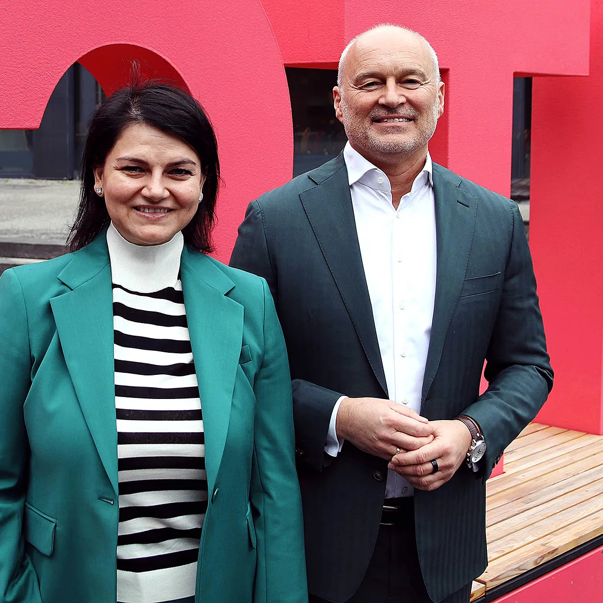 Hochschulratsvorsitzende Ramona Meinzer und THA-Präsident Prof. Dr. Dr. h.c. Gordon Thomas Rohrmair