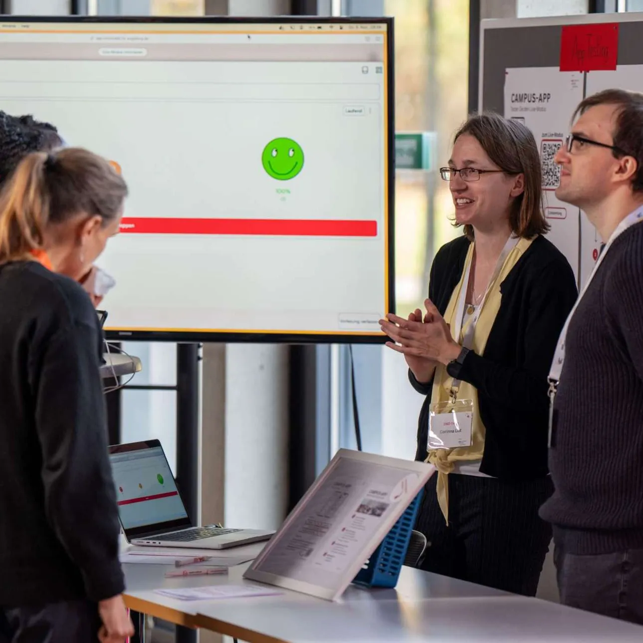 App-Stand des Projekts gP cycle