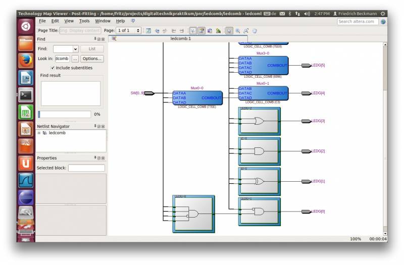 Quartus Technology Map Viewer