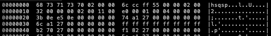 Hexdump alte Firmware