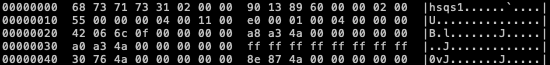 Hexdump neue Firmware