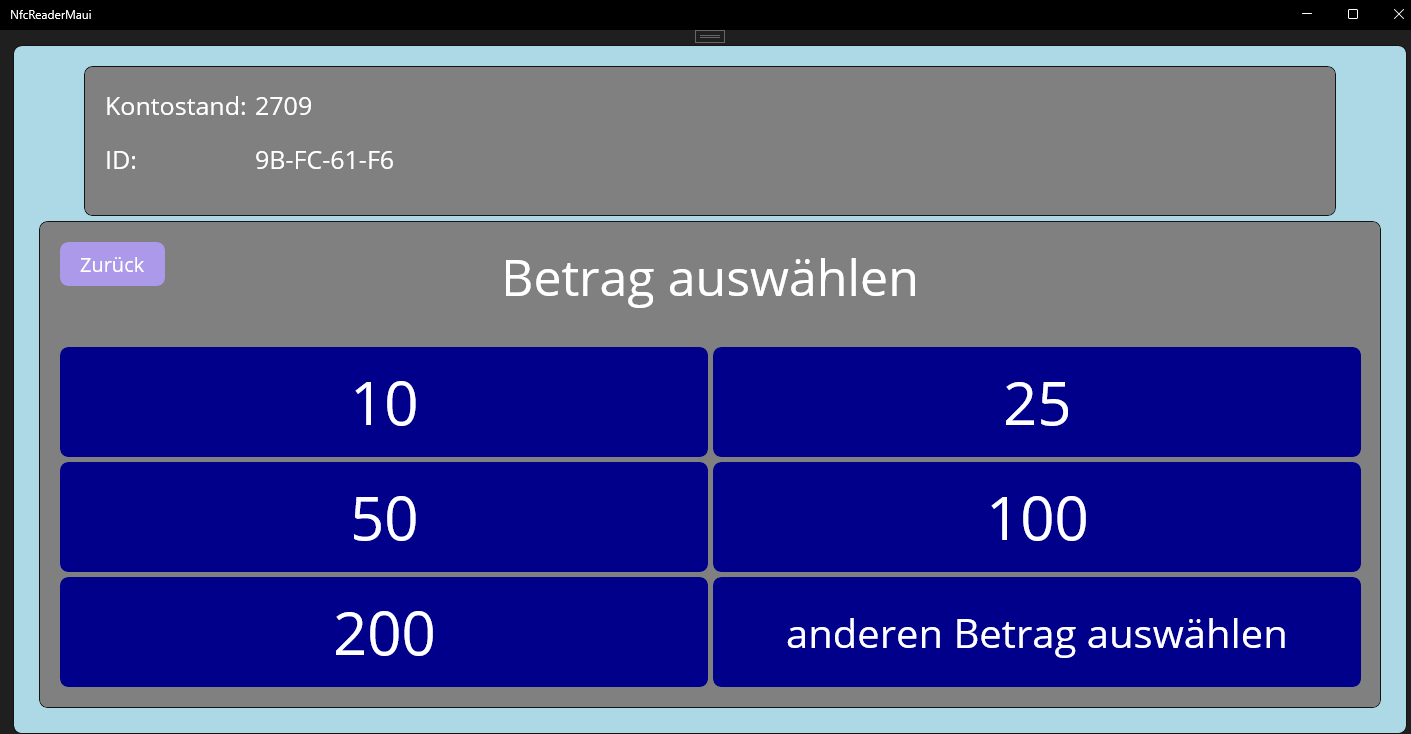Betrag abheben