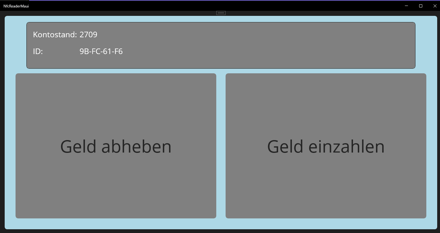 Karte aufgelegt