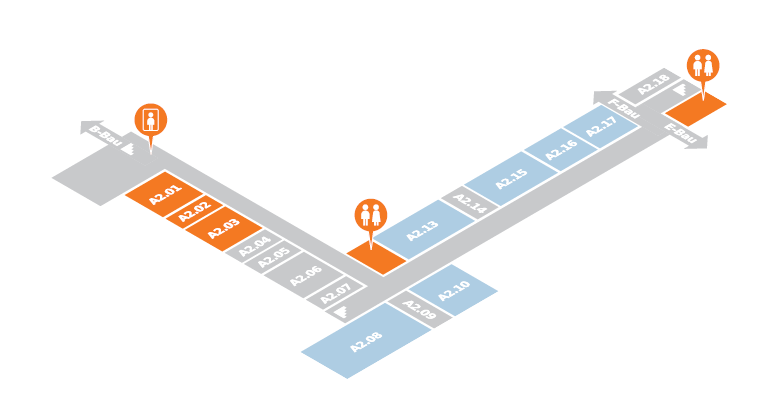 A-Gebäude 1.OG A-Gebäude 1.OG