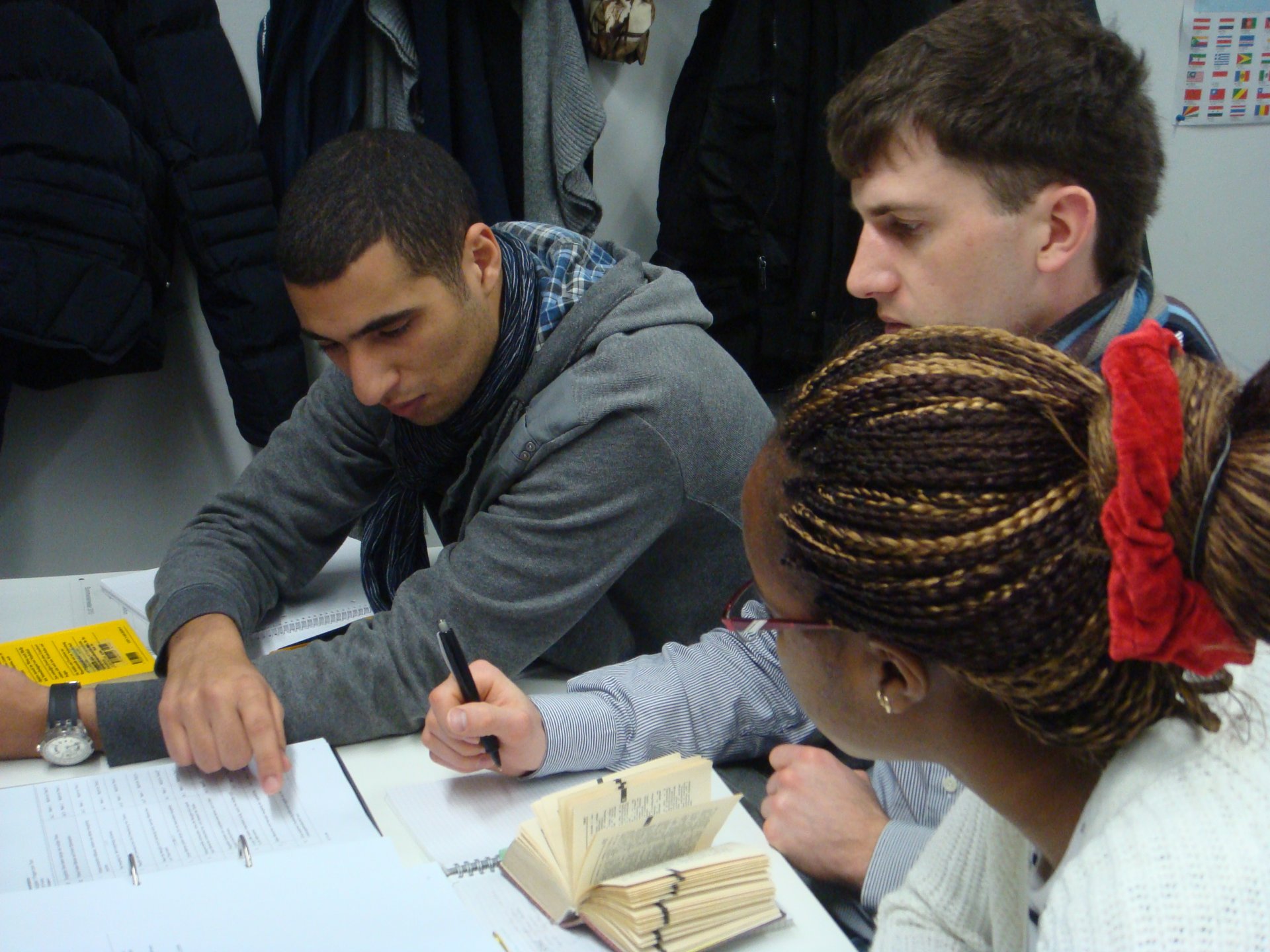 Studierende im Deutschkurs Studierende im Deutschkurs
