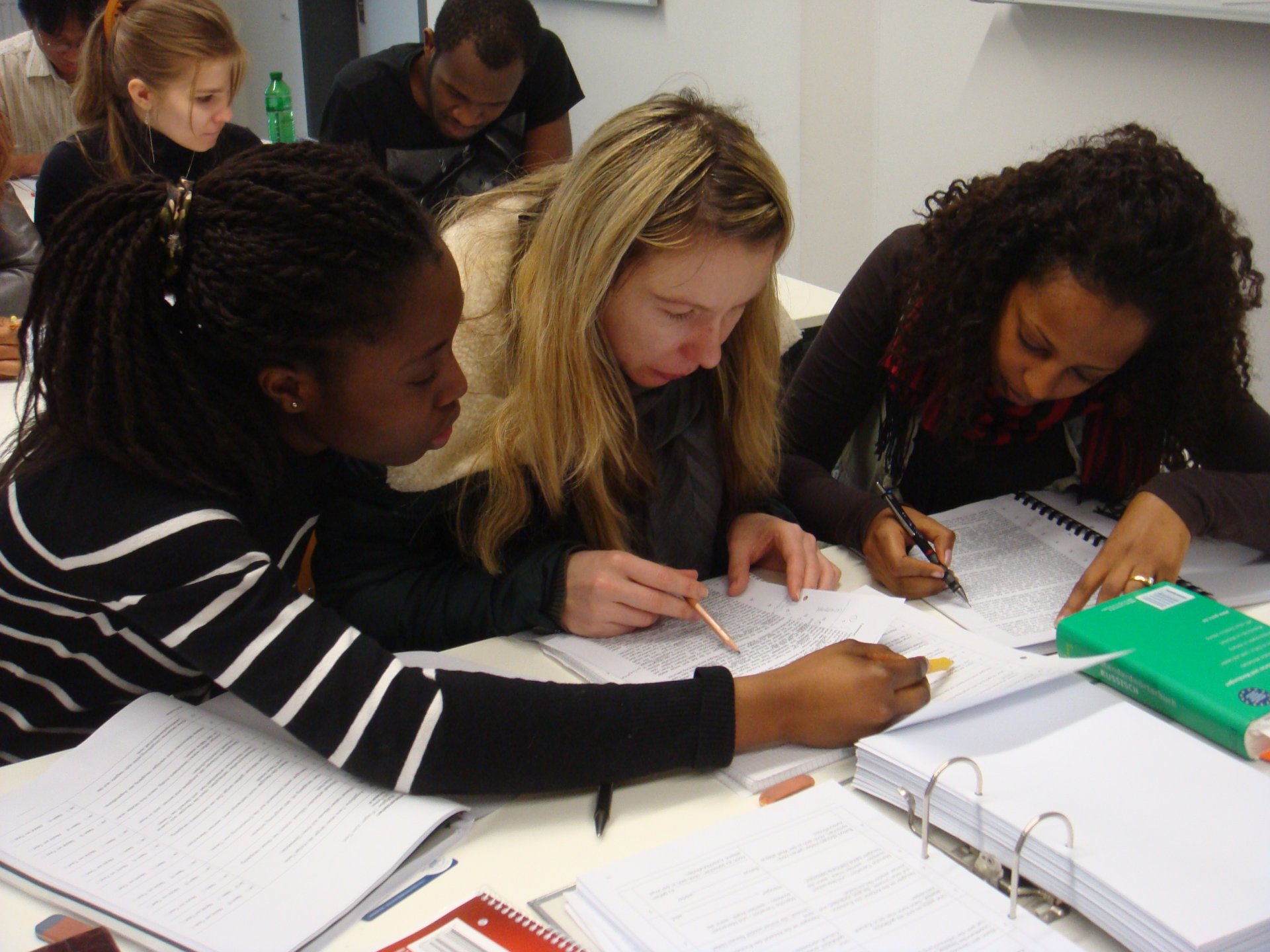 Studierende im Deutschkurs Studierende im Deutschkurs